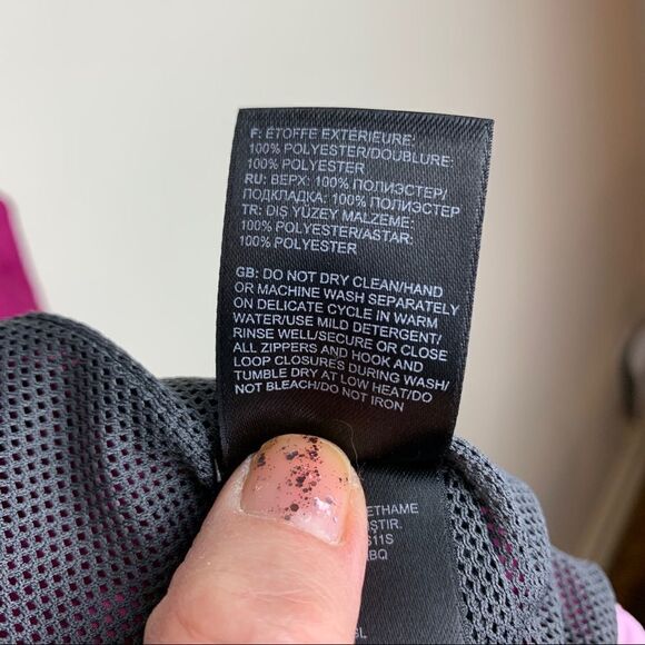 The North Face Hydrenalite Pink Jacket Zip Up‎ Sz Small EUC - Picture 14 of 14